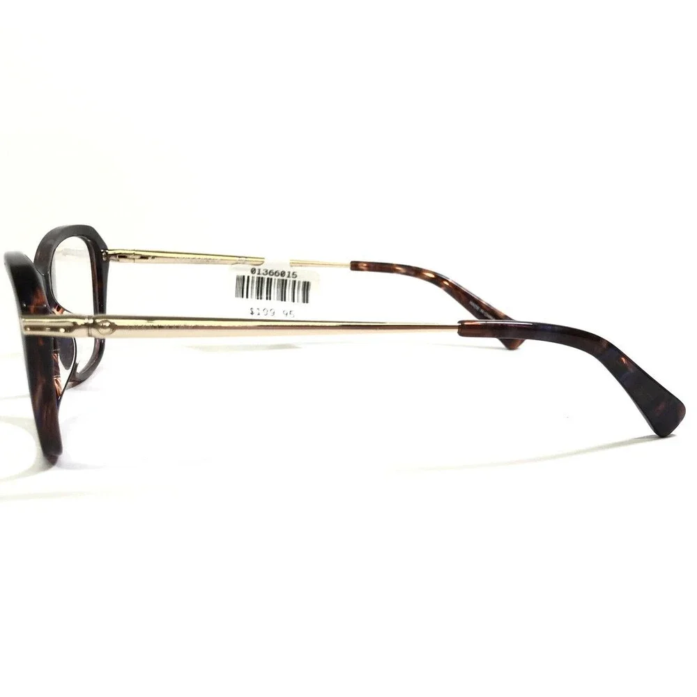 Longchamp Eyeglasses Frames LO2617 252 Tortoise Blue Gold Cat Eye 53-15-135